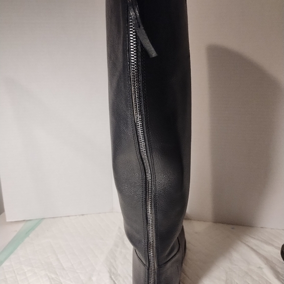 Franco sarto (nwot)black Leather Knee-High Boots women's size 9M - Picture 14 of 14